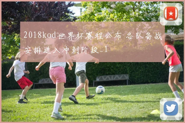2018kod世界杯赛程公布 各队备战安排进入冲刺阶段_1